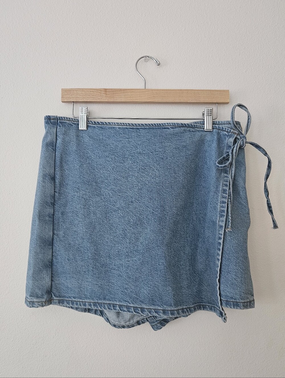 Asos Denim Wrap Skort